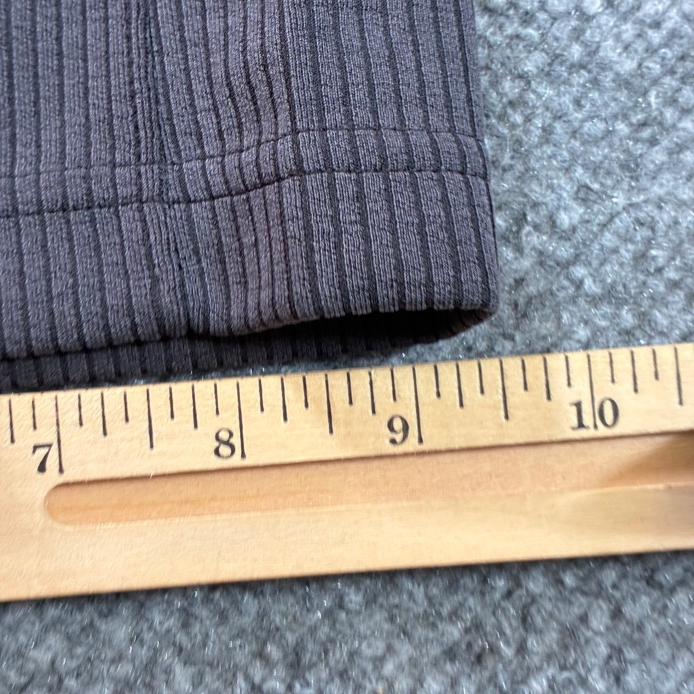 Lululemon Ribbed Softstreme Flared Pants Womens 8 Gray High Rise Stretch - Picture 10 of 11